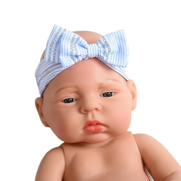 40cm Baby Reborn Dolls Leksaker Vattentäta Baby Dolls Hela Silikon Verklighetstrogna Real Bebe Reborn Dolls Leksaker Flickor Barnleksaker Presenter blue2