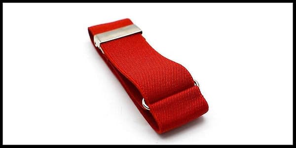 High-end Elegance Man Skjortärm Hållare Justerbart armband Blue