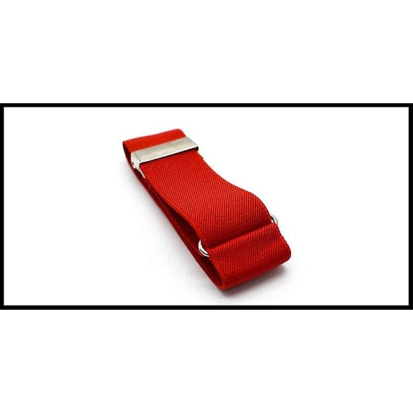 High-end Elegance Man Skjortärm Hållare Justerbart armband Red