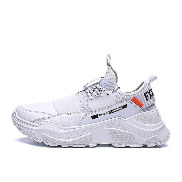 Sneakers för män Casual Skor Black and White 6.5