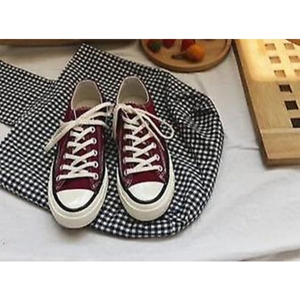 High Top Casual Shoes, Casual Sneakers red low 5