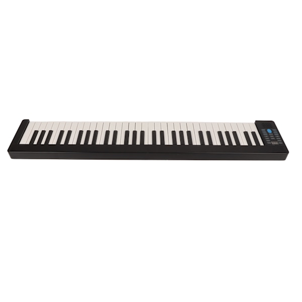 Vikbar Digitalpiano 61 Tangenter Full Storlek Smart Bluetooth MIDI Portabelt Elektriskt Piano för Nybörjare 100?240V EU-kontakt