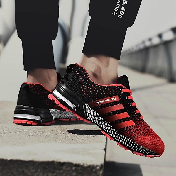 Herr Casual Sneakers Skor Red 8.5