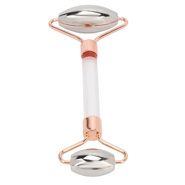 Ansiktsroller i rostfritt stål, portabel ergonomisk ansiktsmassager för armar, ben, rygg och axlar