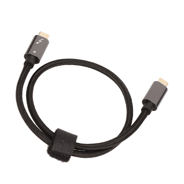 USB 4.0 Kabel 8K HD 40Gbps PD 100W Typ C till Typ C Snabbladdningskabel för Telefon Notebook Tablet 50cm