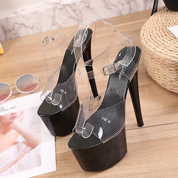 Walking Show- Stripper högklackat sandal ( set 1) Black 7