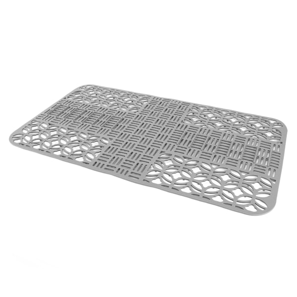 Diskho Mattor Silikon Halkfri Värmebeständig 66x35cm Stor Storlek Fyrkantig Urholkad Diskho Skydd för Kök Grå