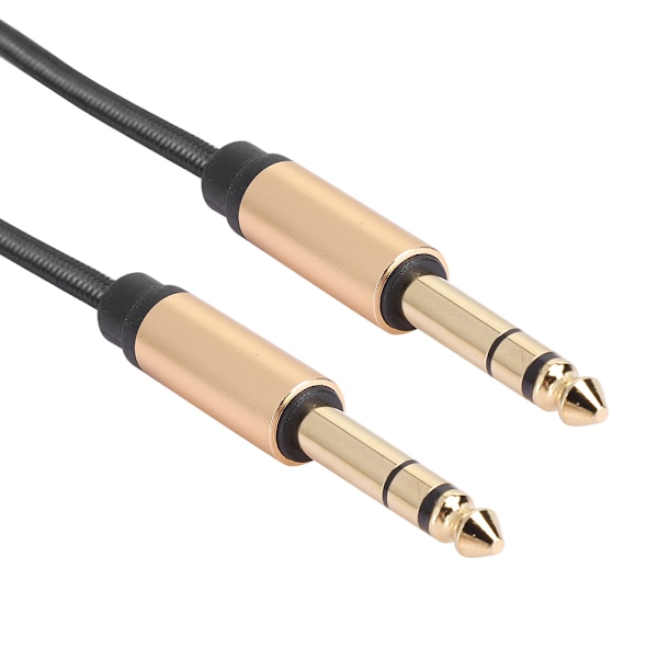 6,5 mm/0,3 tum Audio Kabel Flätad Hane till Hane Högkvalitativ Auxiliär Tålig Aluminiumlegering Tråd