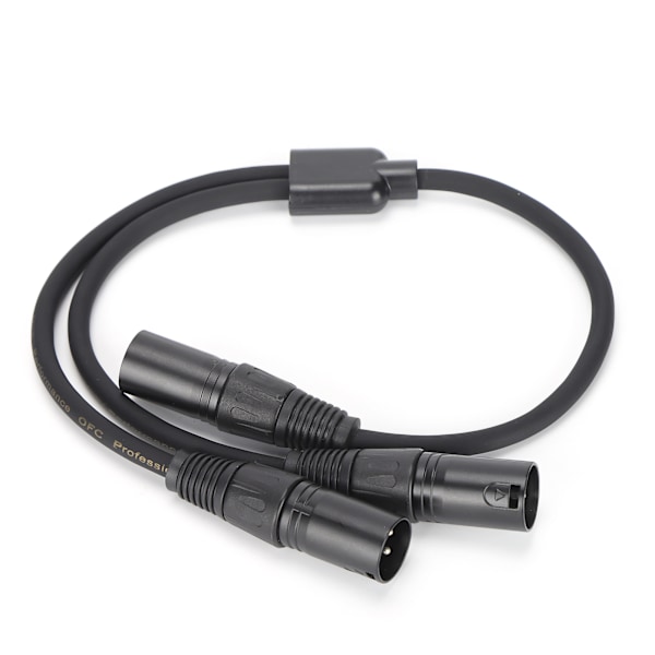 JORINDO JD6072 XLR Hane till Dubbel XLR Hane Kabel Y-Typ Splitter Ljudadapter Linje 0.5m
