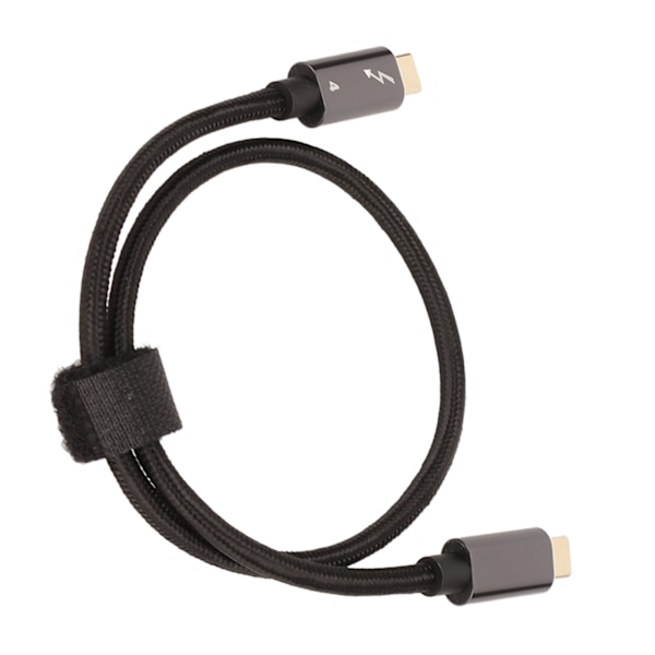 USB 4.0 Kabel 8K HD 40Gbps PD 100W Typ C till Typ C Snabbladdningskabel för Telefon Notebook Tablet 50cm