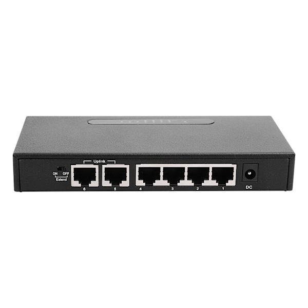 6 Portar 4 Vägs Poe Strömförsörjningsswitch Internetövervakning Trådlös APP Standardform AU 110-250V