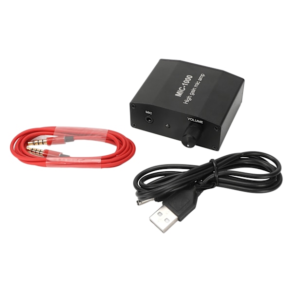 Hörlursförstärkare Mini 1000X ALC Automatisk Nivåkontroll Stereo Hemljud Effektförstärkarsystem