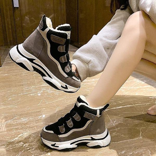 Chunky Sneakers Dam Ankel Boots Black 35