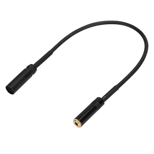 3,5 mm Hona till Mini XLR Hane Tvåvägs Ljudkabeladapter för Kamerafotograferingsutrustning (0,3 m)