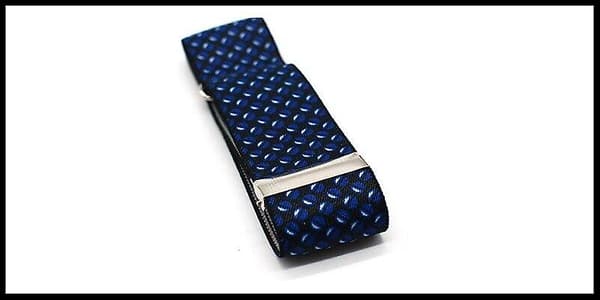 High-end Elegance Man Skjortärm Hållare Justerbart armband White