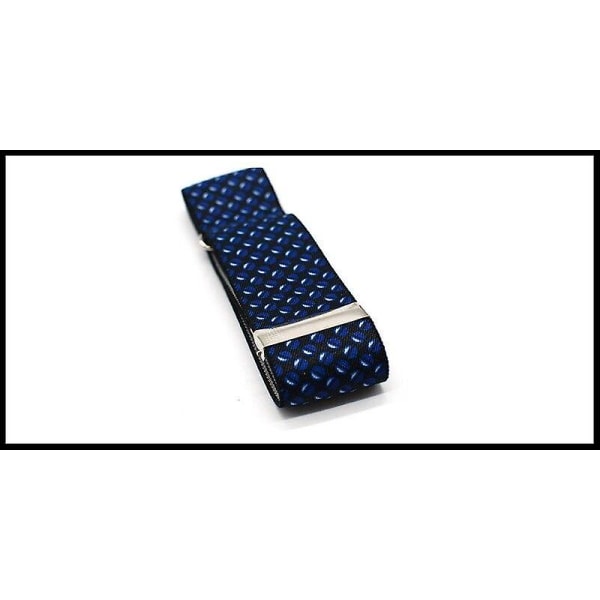 Högklassig Elegant Herrskjortärmshållare Justerbart Armband Gray