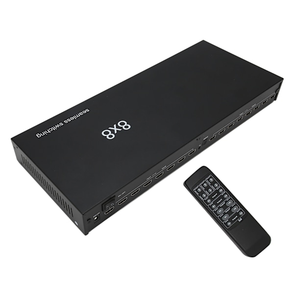 8x8 HD Multimedia Interface Matrix Splitter Sömlös Växling 8 in 8 Ut HD 1080P Matrix Switcher 100?240V EU-kontakt