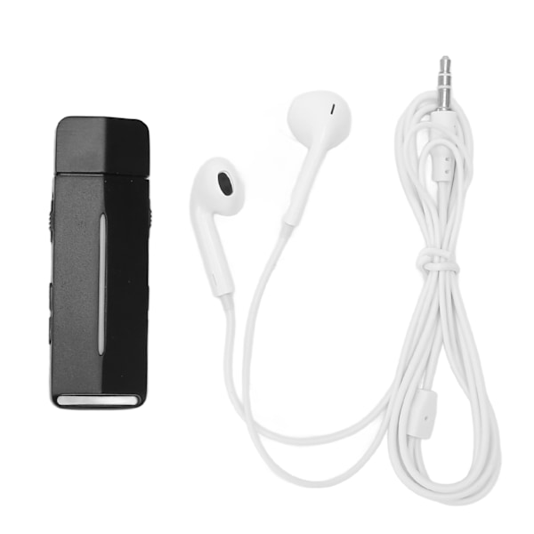 USB-inspelare Röstaktiverad Brusreducering Liten Inspelningsenhet med Tidstämpel för Föreläsning Möte Intervju 32GB