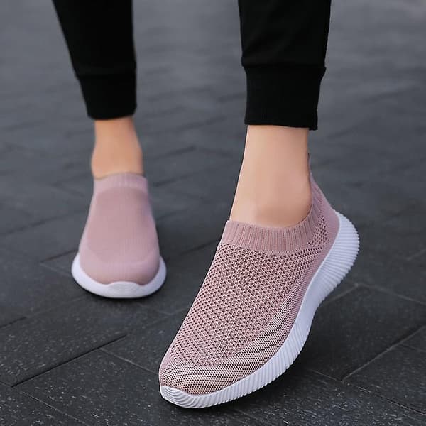 Sneakers i mesh -plattform som andas ( set 2) 1926black 43