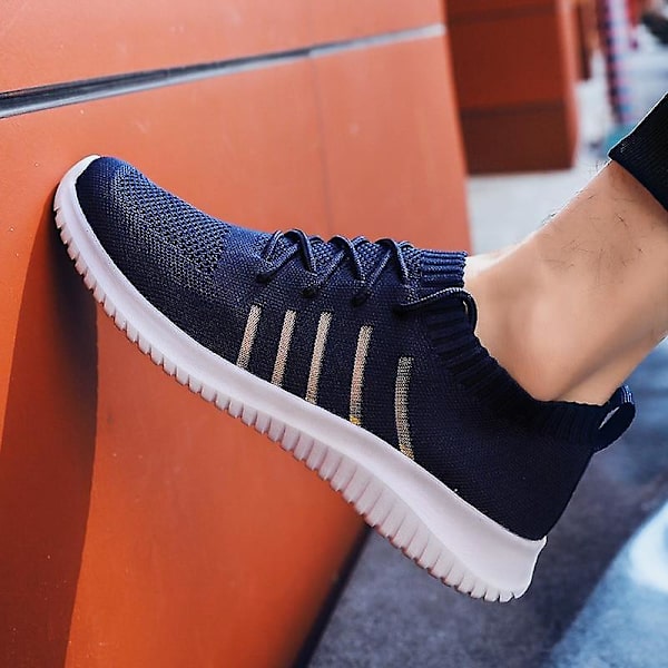 Fashionabla vardagssneakers Blue 44