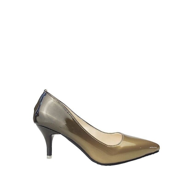 Kvinnor Stilettklack Skor (Set 1) Gold-5cm 16