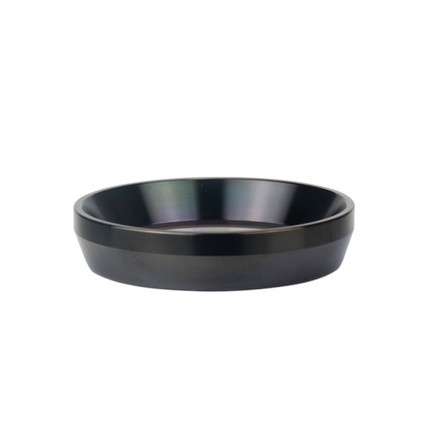 Doserings Tratt Anti Flygande Pulver Aluminiumlegering Universella Doseringsringar för Hushåll Kaffebutik 58mm/2.3in Svart