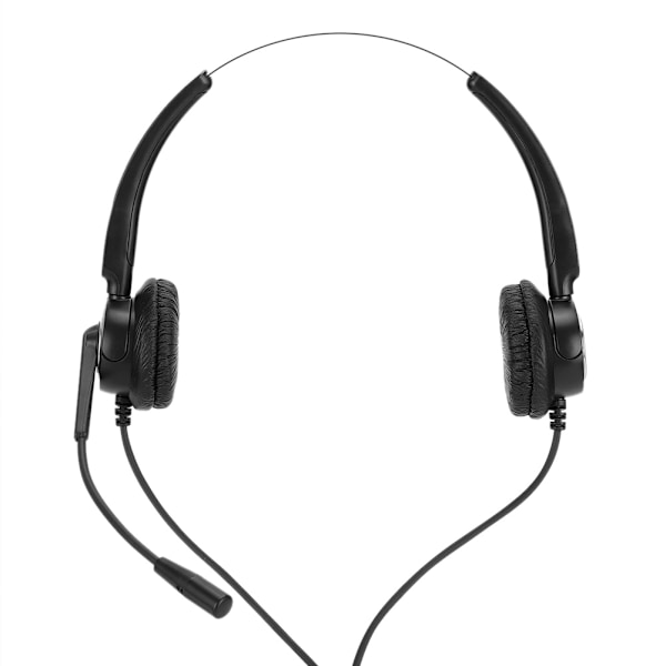 510D USB-headset för dator, operatör, justerbar, bekväm kommunikationshörlurar