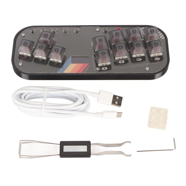 Fighting Box Keyboard för Hitbox Mini Fighting Game Controller för SOCD Arcade Fight Stick för Mixbox Mekanisk Switchknapp