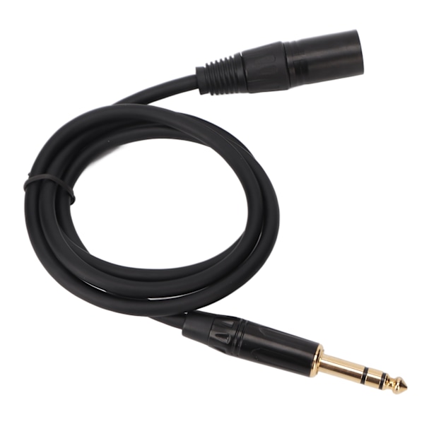 6,35 mm till XLR-kabel Hane till Hane 3-Pin Stereo 1/4 tum till XLR Balanserad Kabel för Högtalare Mikrofon Scen 1m/3,3ft