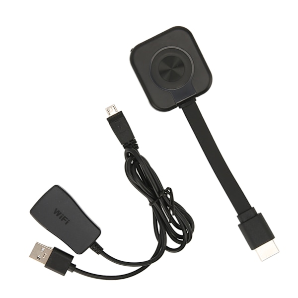 Trådlös Display Dongel HD 1080P 60Hz G 2.4G WiFi Display Adapter med HD Multimedia Interface för IOS för Android
