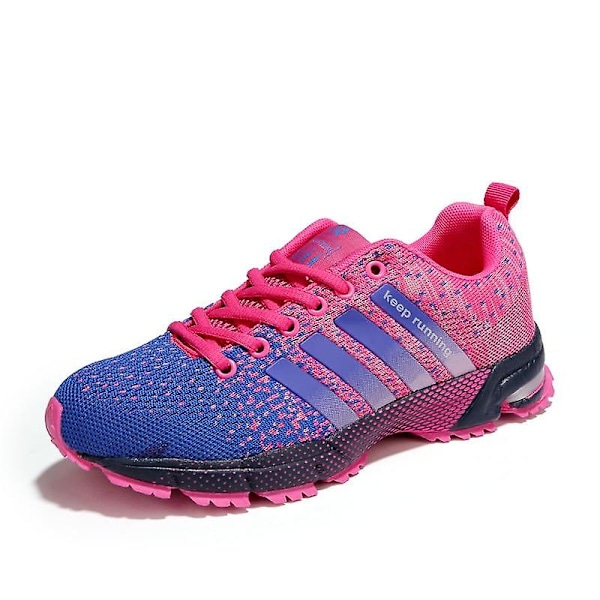 Professionella golfskor för män, ventilerande sneakers i mesh Purple 8702 7