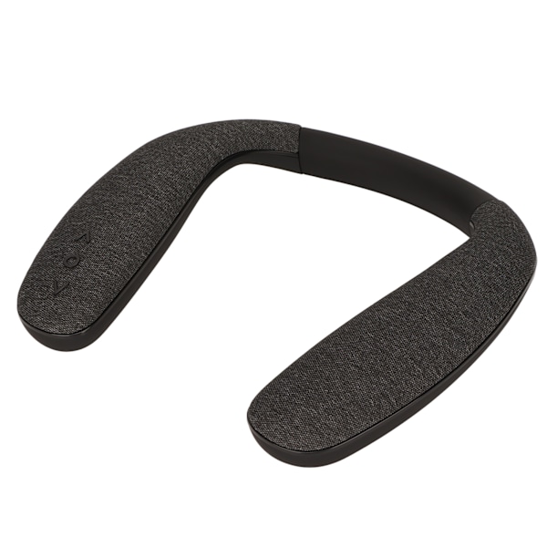 Bluetooth Nackbands Högtalare Stereo Brusreducerande Handsfree Trådlös Bärbar Högtalare med Mikrofon för Sport Resor Svart