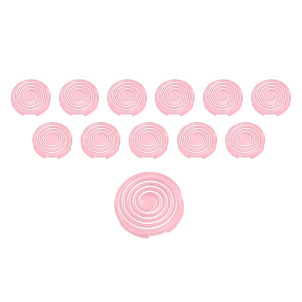12 st Arcade-knappskydd 20,2 mm 25,3 mm Mekaniska tryckknappsskydd för Kailh för Cherry för Akko för Glorious-brytare Rosa