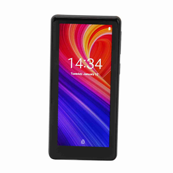 Portabel MP3-spelare för Android 8.1 Bluetooth 5.0 WiFi 1300mAh 4,0 tum Full pekskärm MP3-musikspelare med högtalare Svart 3+32GB
