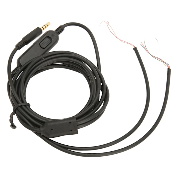 Reparationskabel för headset OFC-kärna Ersättningsljudkabel för gaminghörlurar med volymknapp för Kingston 2 m
