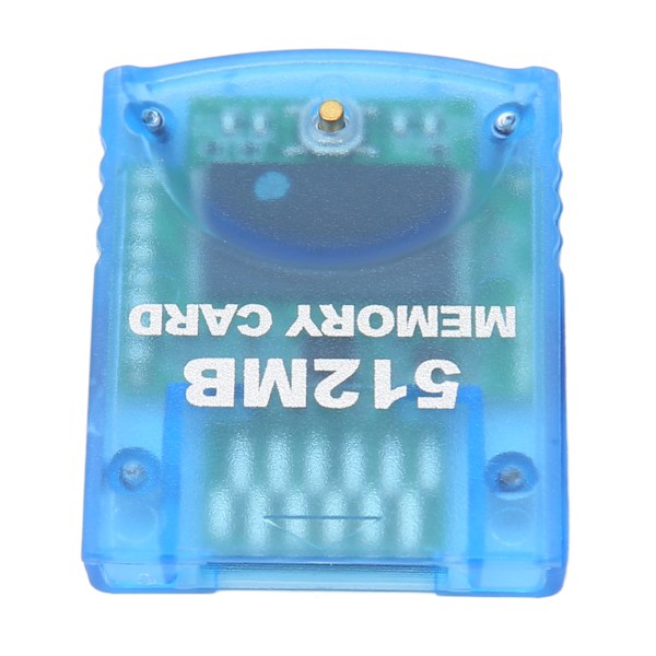 Minneskort för Gamecube Plug and Play Hög Hastighet Spelkonsol Minneskort för Wii Konsol 512MB (8192Block)