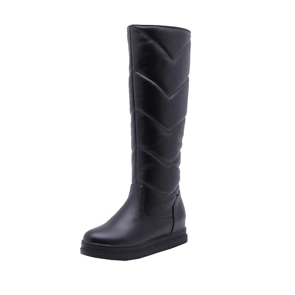 Winter Warm Knee High Boots BLACK 9