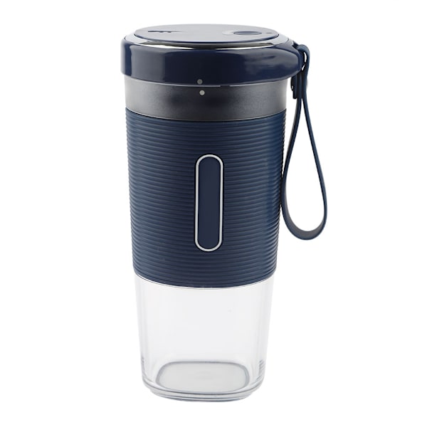 Bärbar Mini Juicer Hushålls Fruktjuice Kopp Elektrisk Juicer Kopp USB-Laddning (Blå)