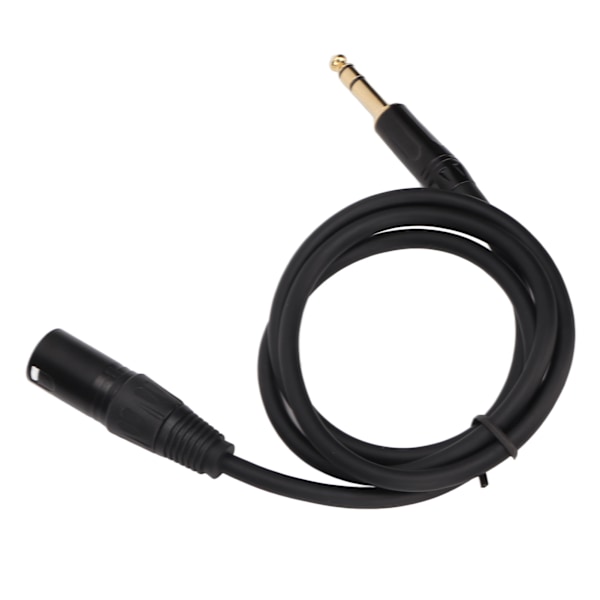 6,35 mm till XLR-kabel Hane till Hane 3-Pin Stereo 1/4 tum till XLR Balanserad Kabel för Högtalare Mikrofon Scen 1m/3,3ft