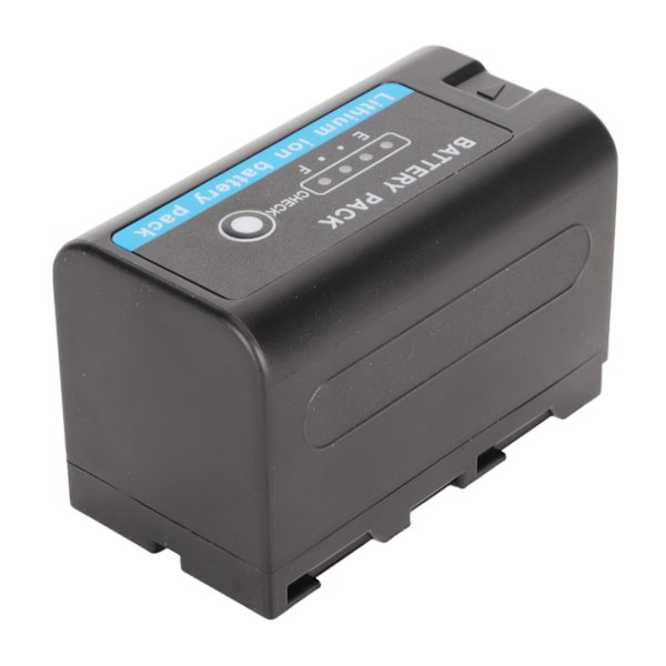 Kamerabatteri för NP F750 NP F770 Ersättningsbatteri med Batteriindikator för F970 F960 F770 F750 F550 F570 Batteri