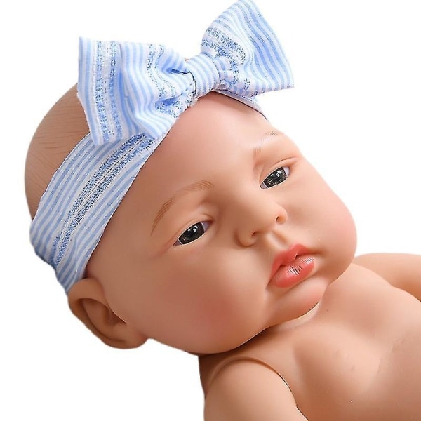 40cm Baby Reborn Dolls Leksaker Vattentäta Baby Dolls Hela Silikon Verklighetstrogna Real Bebe Reborn Dolls Leksaker Flickor Barnleksaker Presenter blue1