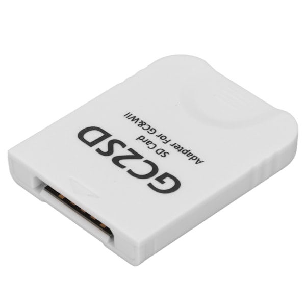 GC2SD Kortläsare Plug and Play Bärbar Professionell Spelkonsol Micro Storage Card Adapter för Wii för GC Vit