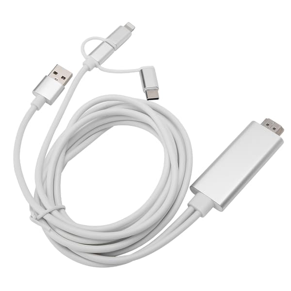 3-i-1 Micro USB Typ C till HDMI Adapterkabel HDMI Speglingskabel Adapter Konverterare
