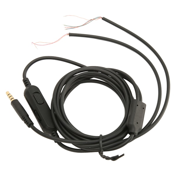 Reparationskabel för headset OFC-kärna Ersättningsljudkabel för gaminghörlurar med volymknapp för Kingston 2 m