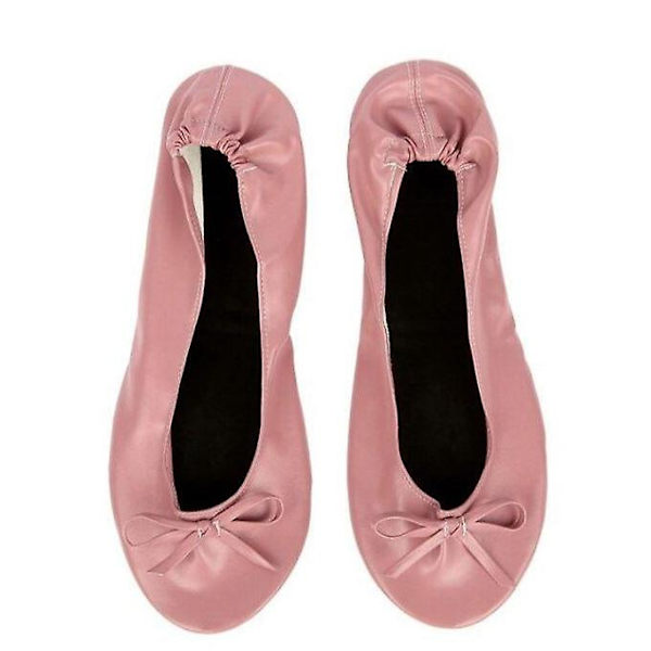 Bärbara Ballerinaskor Rese Vikbara Festskor - Fushia 4