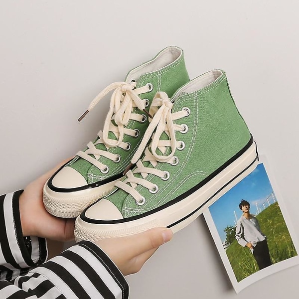 High Top Casual Shoes, Casual Sneakers green low 7