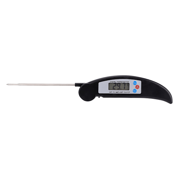 Vikbar Sond LCD Digital Display BBQ Grill Kötttermometer Kök Matlagning Mat Termometer
