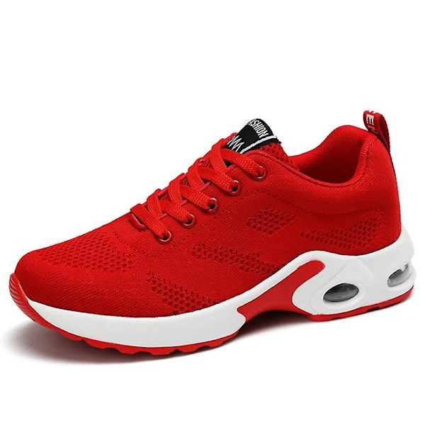 Air Cushion Sneakers för kvinnor Red 11