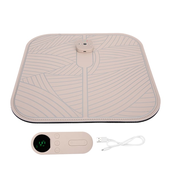 Elektrisk Justerbar Fotstimulator Massageapparat Fjärrkontroll EMS Matta Kudde