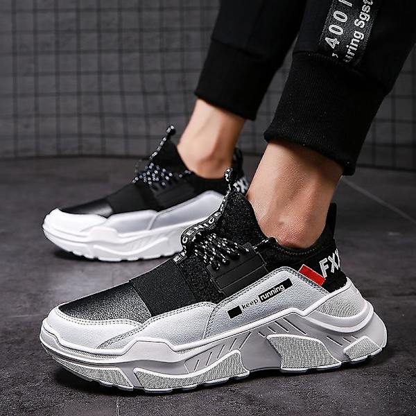 Snörskor för promenader, sneakers Dark Khaki 6.5